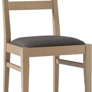 DOMINA - Sedia in legno-Imbottita
