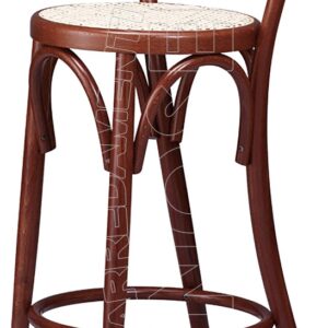 FARO SC - Sgabello Legno - Sedile Canna
