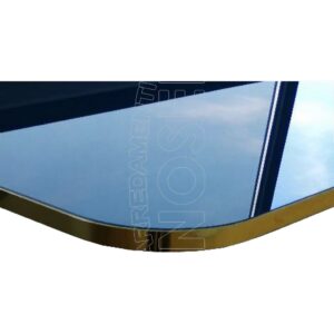 GLASSY - Piano Nobilitato e Vetro o Specchio 30mm