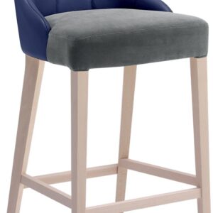 IMPERIALE SG - Sgabello Legno Imbottito