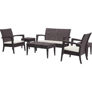 LAS VEGAS SET- Salotto Rattan Stampato e Fibra di Vetro