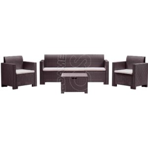 LEIDA 2 - Salotto Rattan Stampato