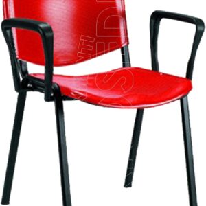 LIGHT 2B FILE - Sedia Metallo con Braccioli Poliproilene