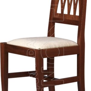 LOLA SI - Sedia Legno-Sedile Imbottito