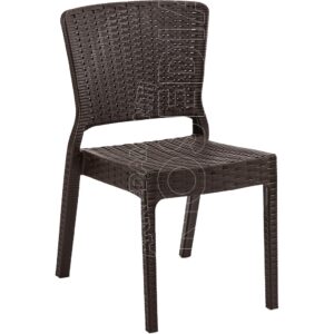 MYTHO - Sedia Polipropilene stampato Rattan