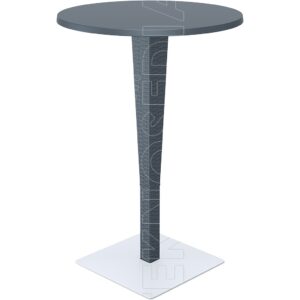 NEGRIL STOOL TABLE- Tavolo rattan e alluminio