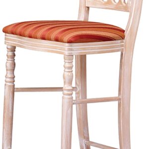 PARIGI SG - Sgabello Legno Imbottito