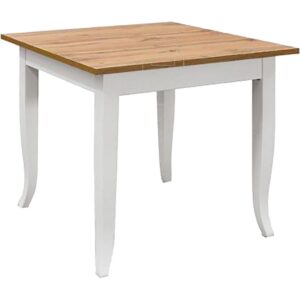 PISA Q 80x80 SHABBY - Tavolo Legno Gambe Massello Shabby