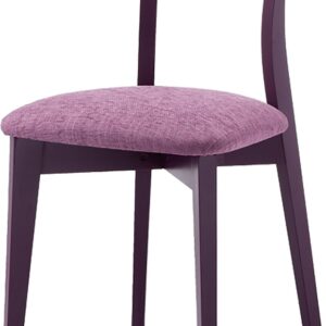 PURPLE - Sedia in legno-Imbottita