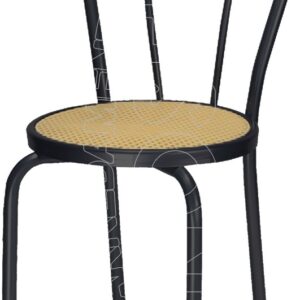 THONET - Sedia Metallo- Sedile Plastica