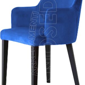 TIPHA P - Poltroncina Legno Imbottita