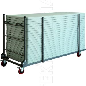 TROLLEY BRIDGE 150-180-240 x76 - Carrello Metallo Portatavoli