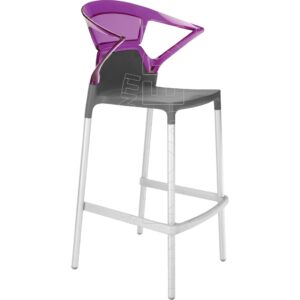 WITCH P STOOL- Sgabello con braccioli  Polipropilene E policarbonato
