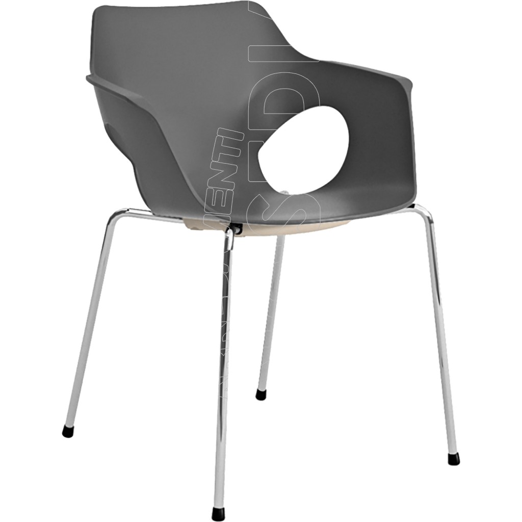 LANCASTER C 205 - Poltroncina Metallo Plastica
