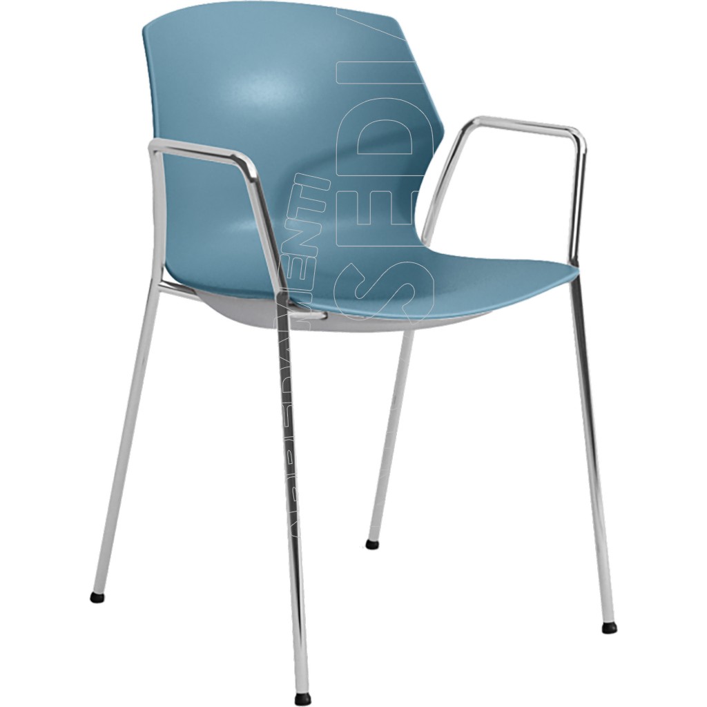 NEVADA B - Sedia Metallo Plastica