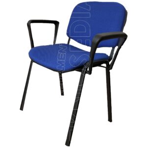 LIGHT 2B NET - Sedia Metallo con Braccioli Poliproilene
