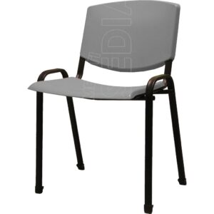 LIGHT GRIN - Sedia Metallo Poliproilene